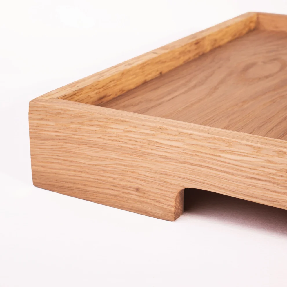 Ananas Woodworking - Edge Oak Tray