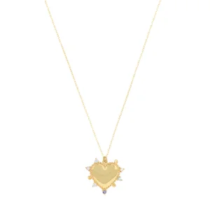 Pippa İnce Zincir Kalp Kolye