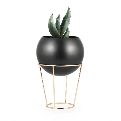 Coho Objet	 - Stil Maxi Flower Pot with Copper Stand