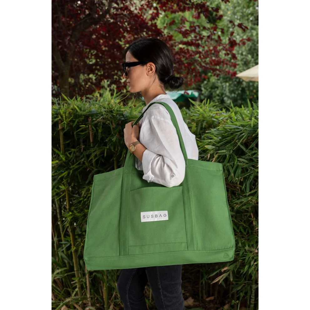 Susbag - Avocado Big Tote Bag