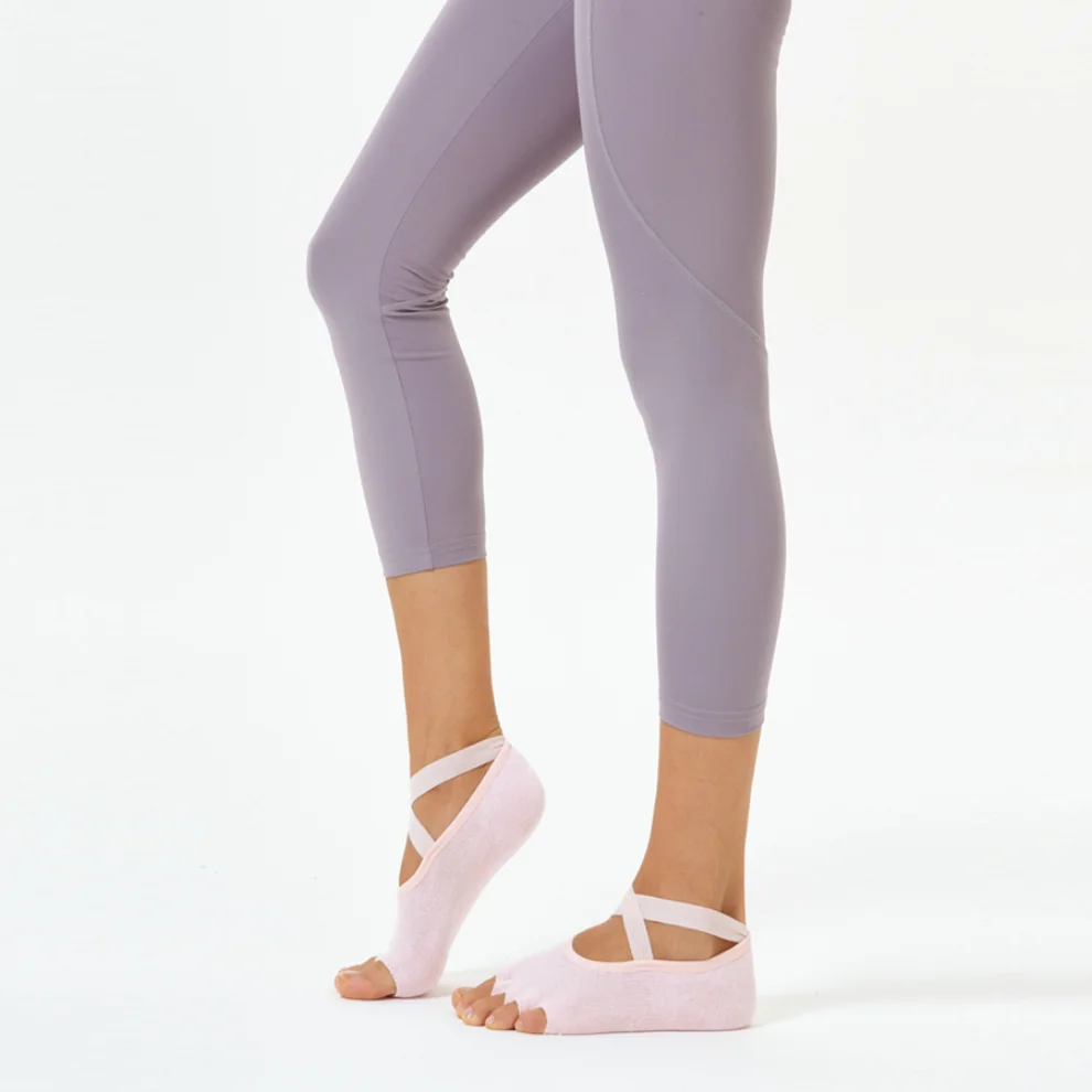 Nui Yoga - Cross Strap Yoga & Pilates Sock