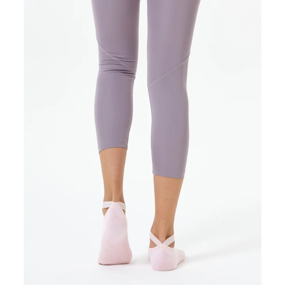 Nui Yoga - Cross Strap Yoga & Pilates Sock