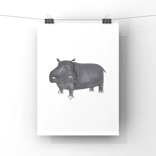 paperwork.istanbul	 - Hippo Poster