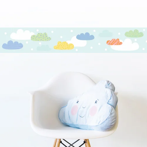 Jüppo - Happy Clouds Border Wall Sticker