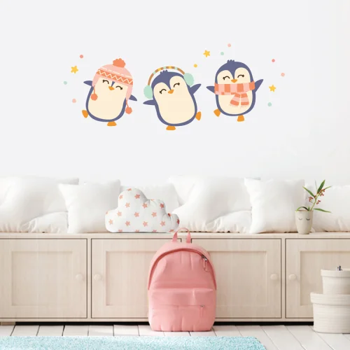 Jüppo - Dazzling Penguins Wall Sticker