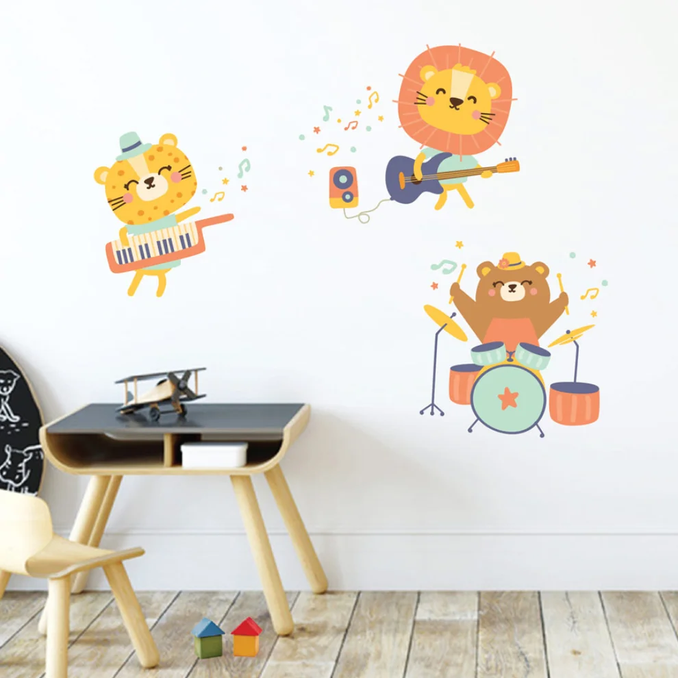 Jüppo - Daffy Rockers - Wall Sticker