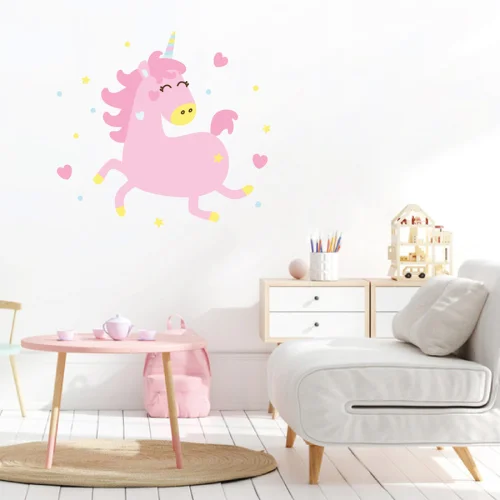 Jüppo - Flying Pink Unicorn - Wall Sticker