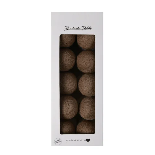 Boule De Petite - Soft Brown Illuminated Ball Lighting