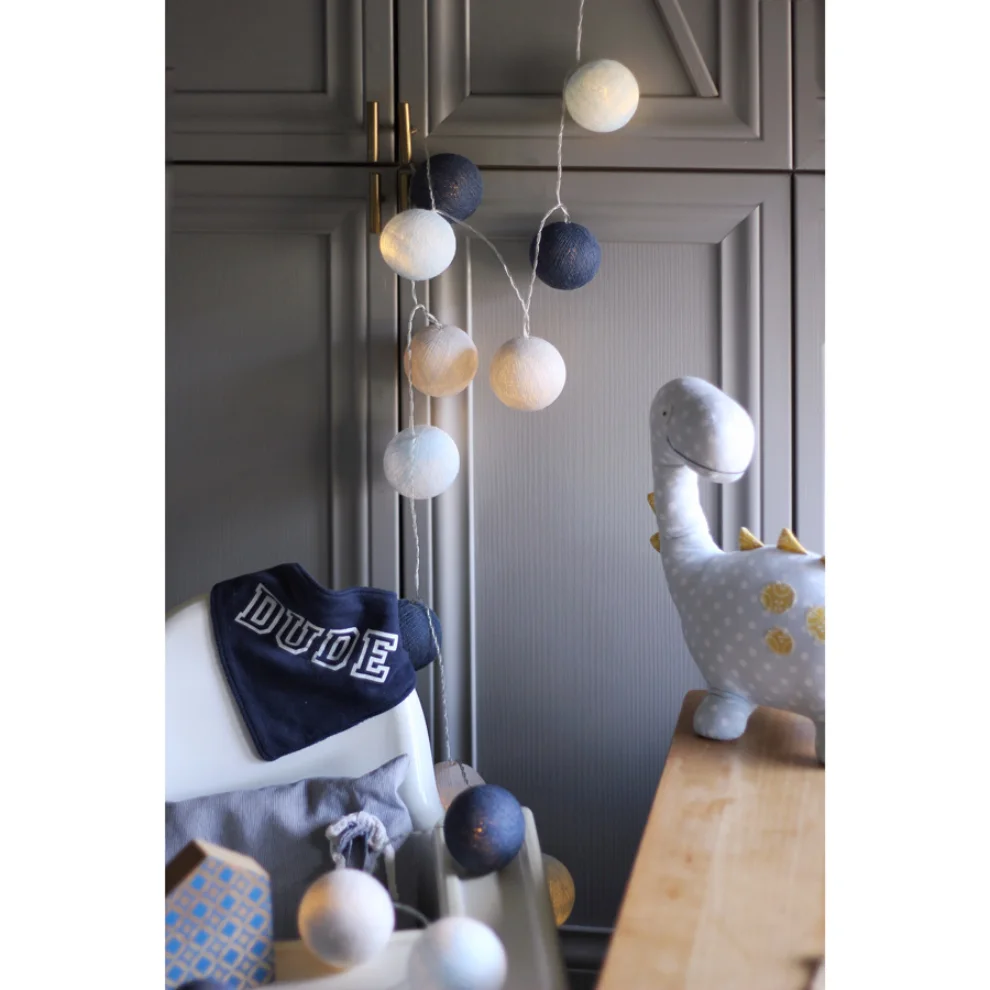 Boule De Petite - Stylish Blue Illuminated Top Lighting