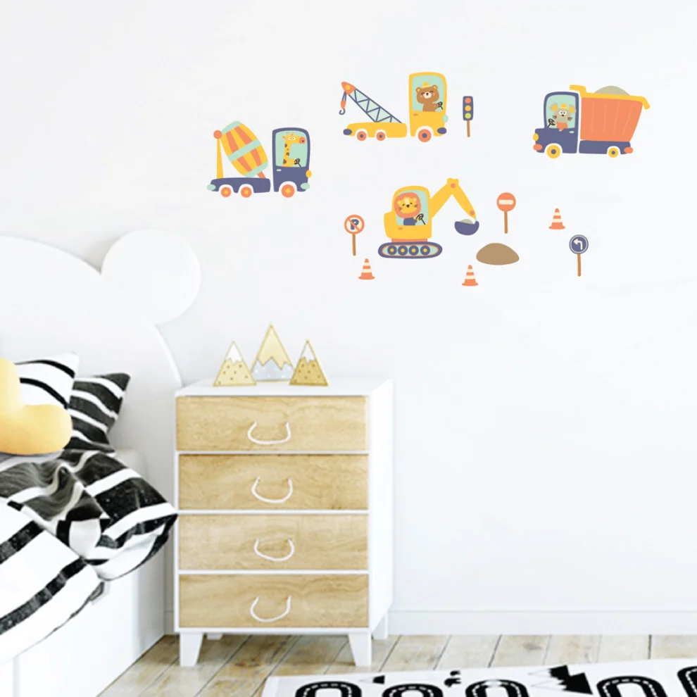 Jüppo - Heavy Vehicles Wall Sticker