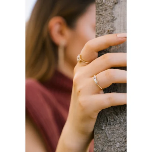 Larissa Jewellery - Amara Marquise Gold Ring