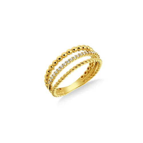 Larissa Jewellery - Callie Triple Gold Ring