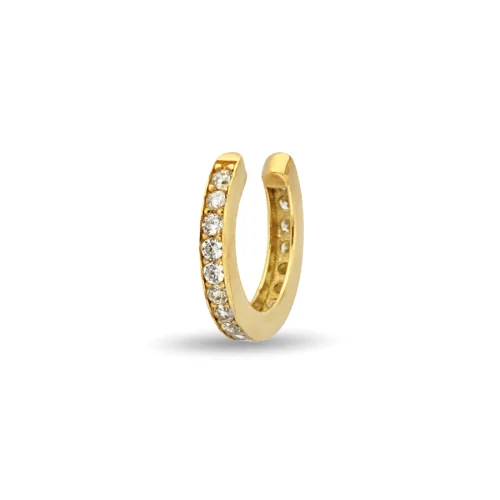 Larissa Jewellery - Single Band Gold Earcuff