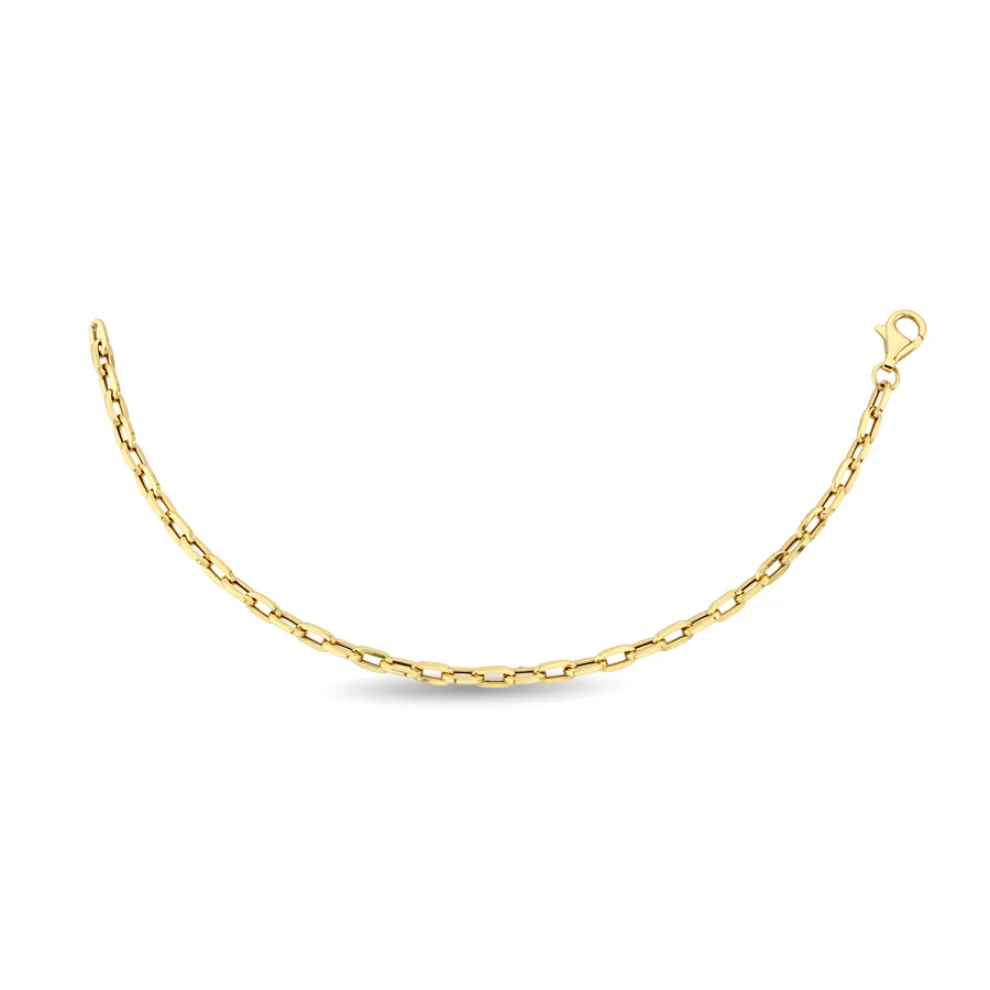 Larissa Jewellery - Cornered Thin Gold Bracelet