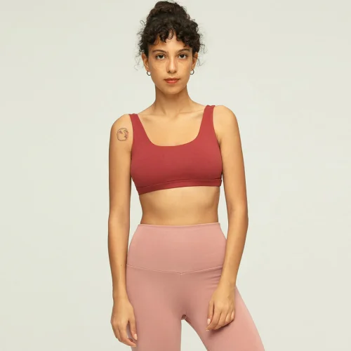 Ayma Active - Organic Cotton Low Back Bra