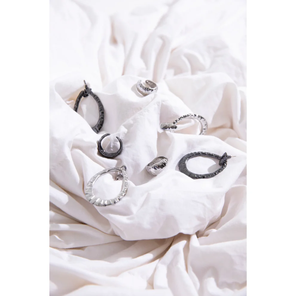 Bonabag - Elisa Earring Silver Metallic