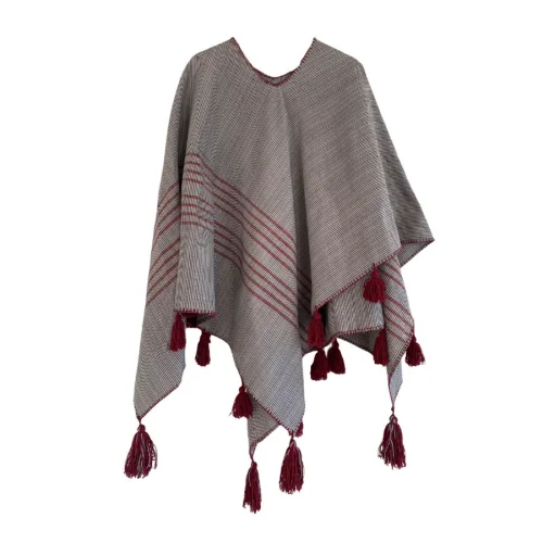 Saye Artisan - Pompom Poncho