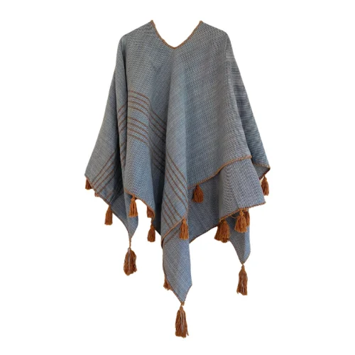 Saye Artisan - Pompom Poncho