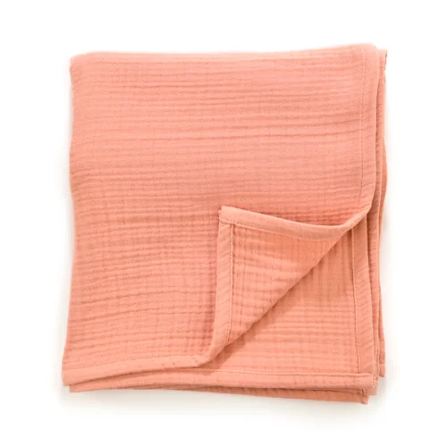 Bone Dea - 4 Layered Soft Pink Müslin Blanket