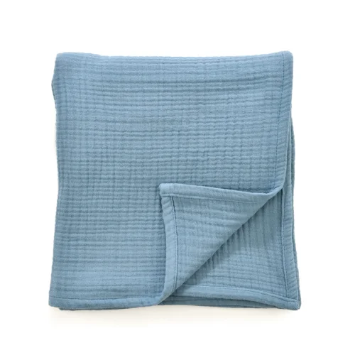 Bone Dea - 4 Layered Blue Müslin Blanket