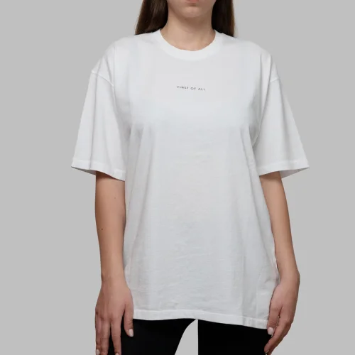 First Of All - White First Of All T-shirt