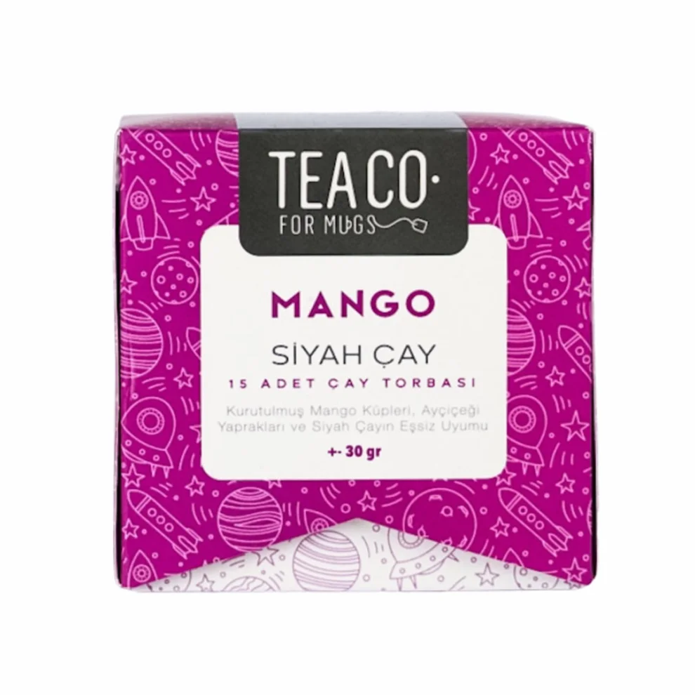 Tea Co. - Oops | Mango Again - Black Tea with Mango 15 Pieces Tea Bag Box