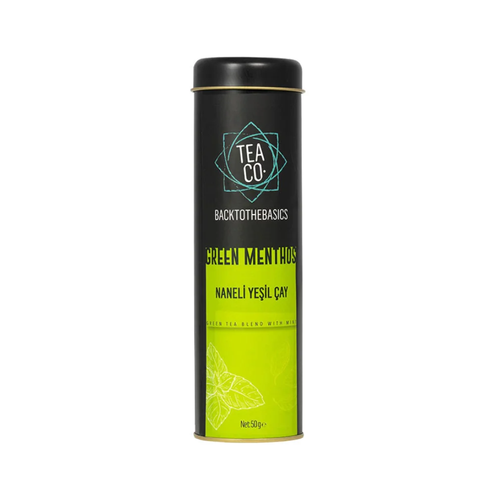 Tea Co. - Green Menthos - Naneli Yeşil Çay 50 Gr