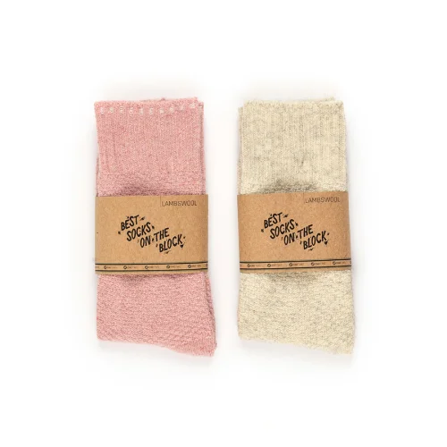 One Two Sock - Fuzzy 2-Pack Wool Socks