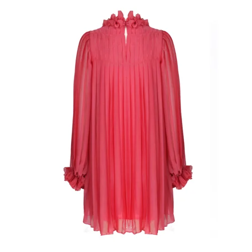 Luxez - Sally Pleated Chiffon Dress