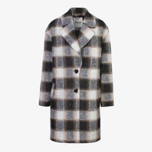 Faund - Plaid Basic Oversize Coat