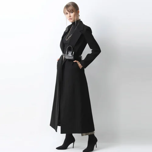 Semplice - Nicole Double Breasted Maxi Cachet Coat