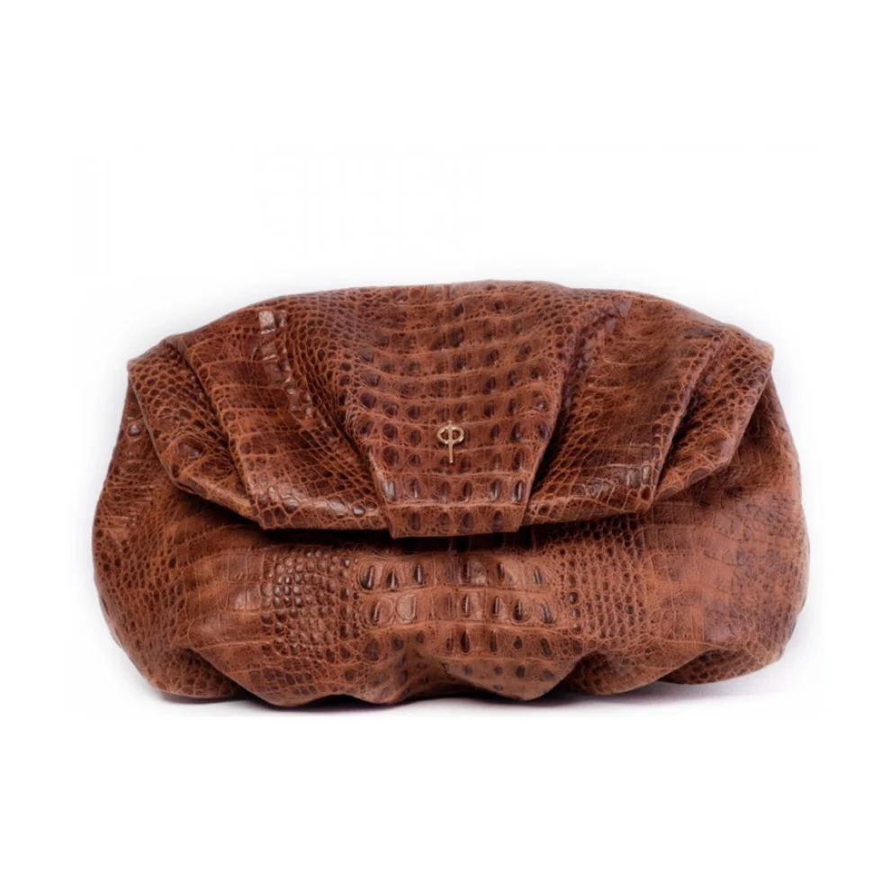 OTRERA - Brown Croco Bag