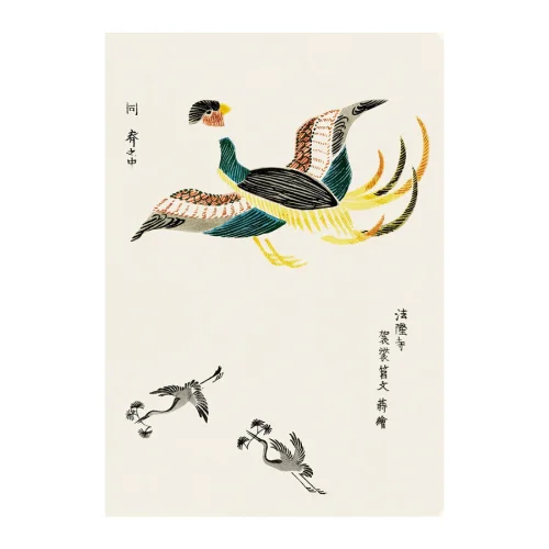 Sauca Collection	 - Japanese Colorful Crane By Taguchi Tomoki 2 Printing