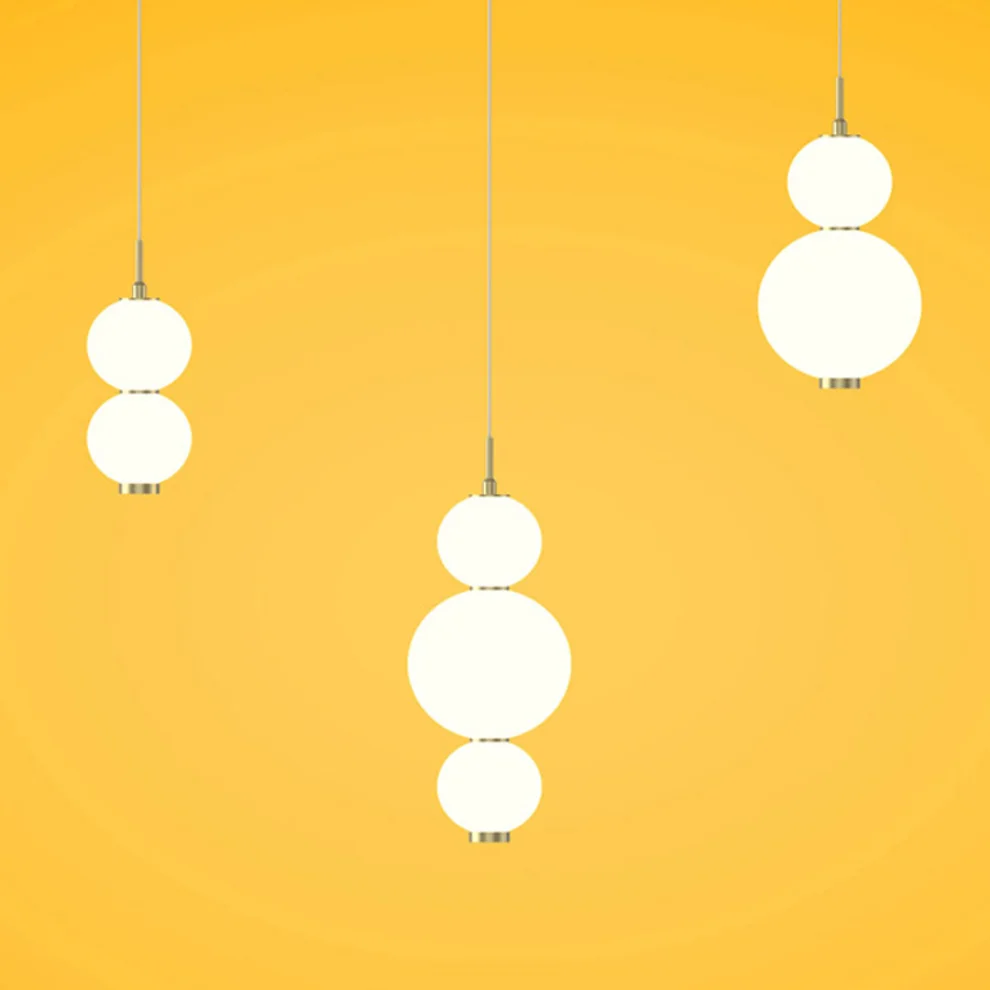 Atolye Aydınlatma - Bonbon Triple Pendant Lighting