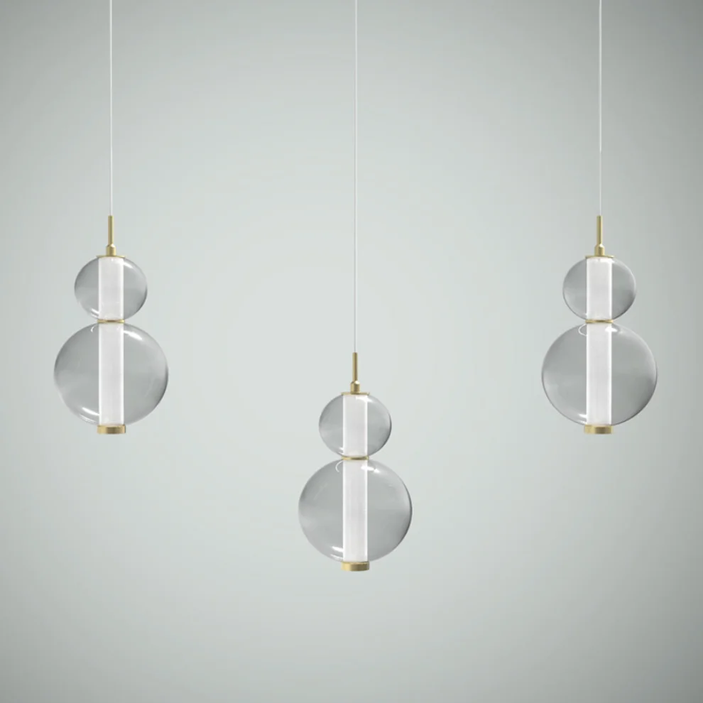 Atolye Aydınlatma - Bonbon Triple Pendant Lighting