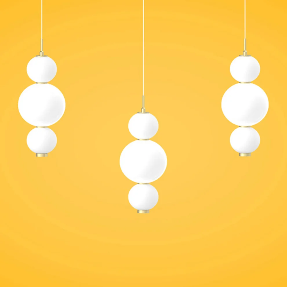 Atolye Aydınlatma - Bonbon Triple Pendant Lighting