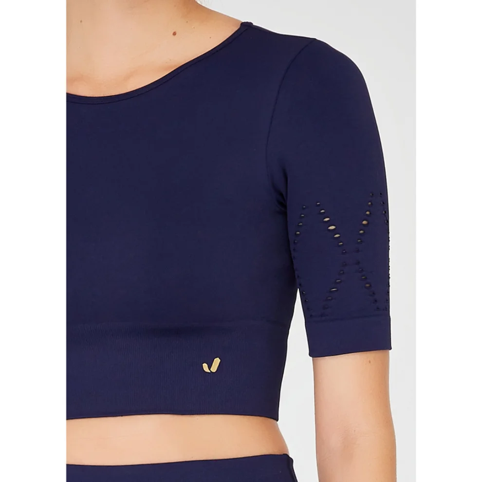 Jerf - Naples Short Sleeve Crop Top Econyl