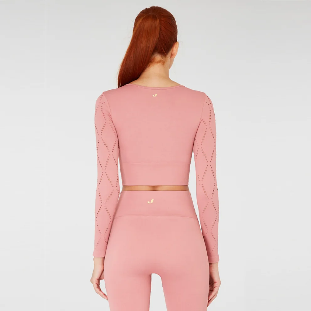 Jerf - Naples Long Sleeve Crop Top Econyl