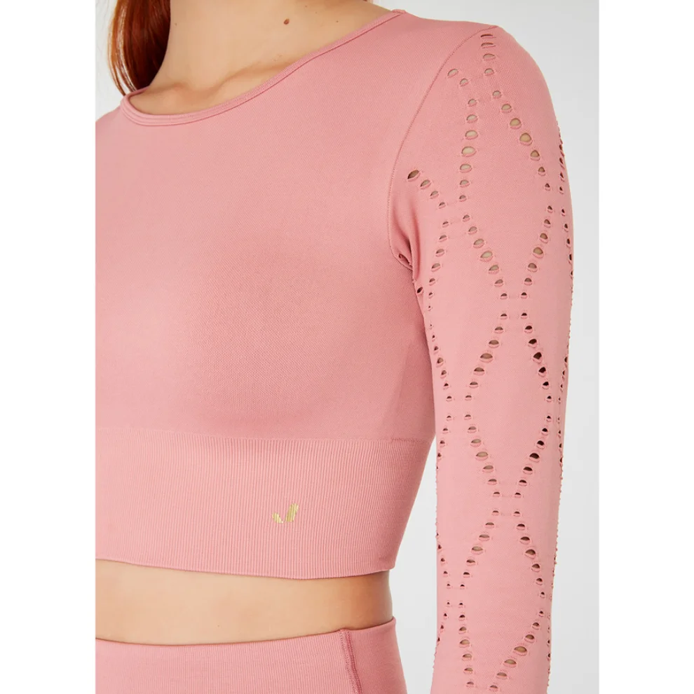 Jerf - Naples Long Sleeve Crop Top Econyl