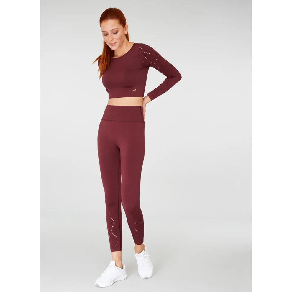 Jerf - Naples Long Sleeve Crop Top Econyl