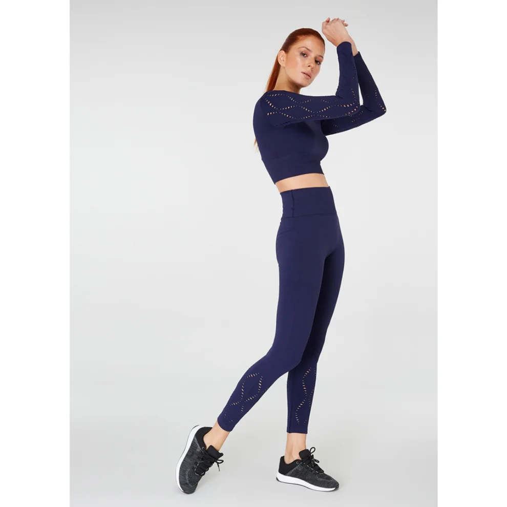 Jerf - Naples Long Sleeve Crop Top Econyl