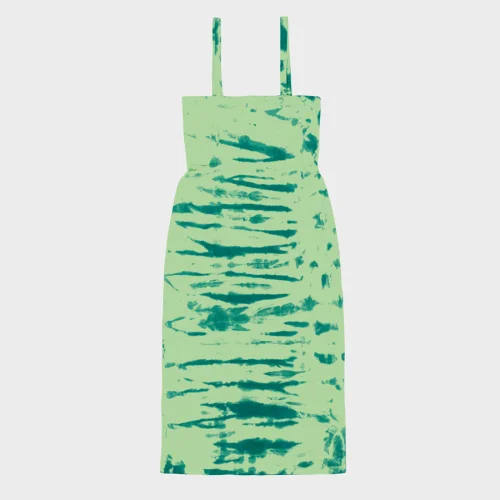 Fifty Pieces - Tye-Dye Midi Dress with a Slit