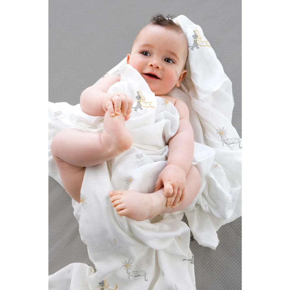 Bebek ve Herşey - Love Story / Picky Baby Single Organic Muslin