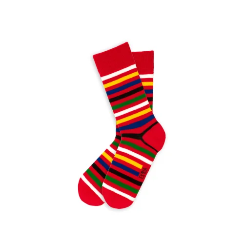 EKRIA - Colorful Striped Bauhaus Socks