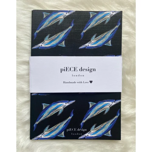 Piece Design London - Happy Dolphins Notebook