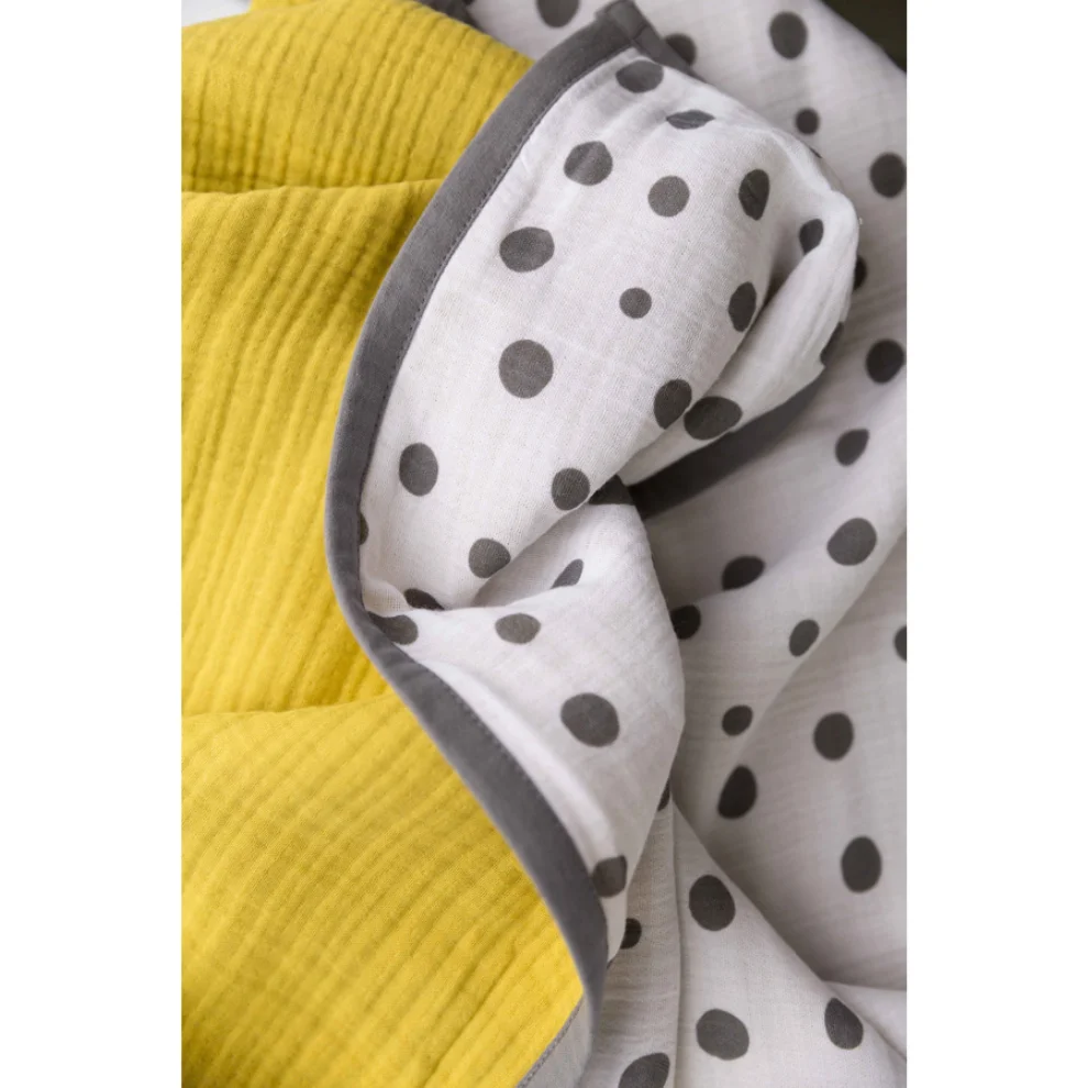 Bebe Bellota - Dots 6 Layer Organic Baby Muslin Quilt