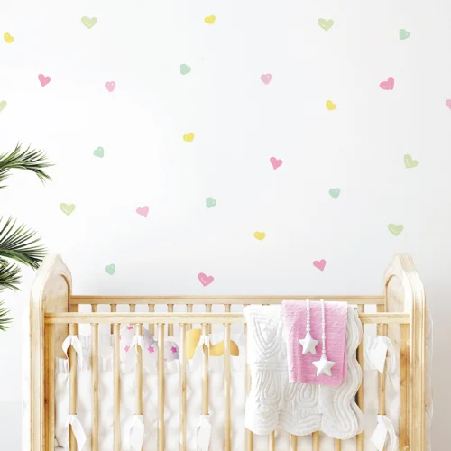 Jüppo - Teeny Tiny Hearts Mini Wall Sticker Set