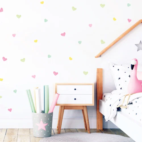 Jüppo - Teeny Tiny Hearts Mini Wall Sticker Set