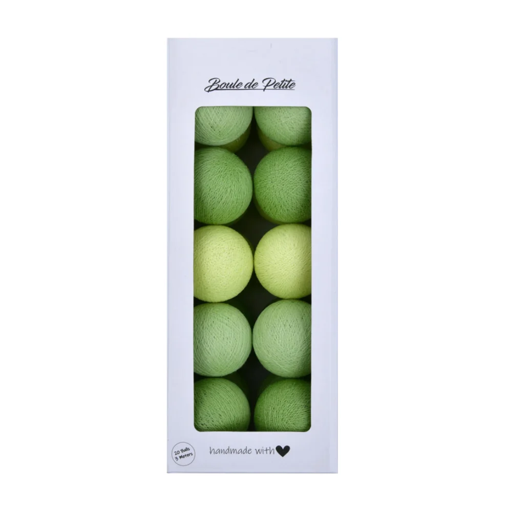 Boule De Petite - Lime Işıklı Top Aydınlatma