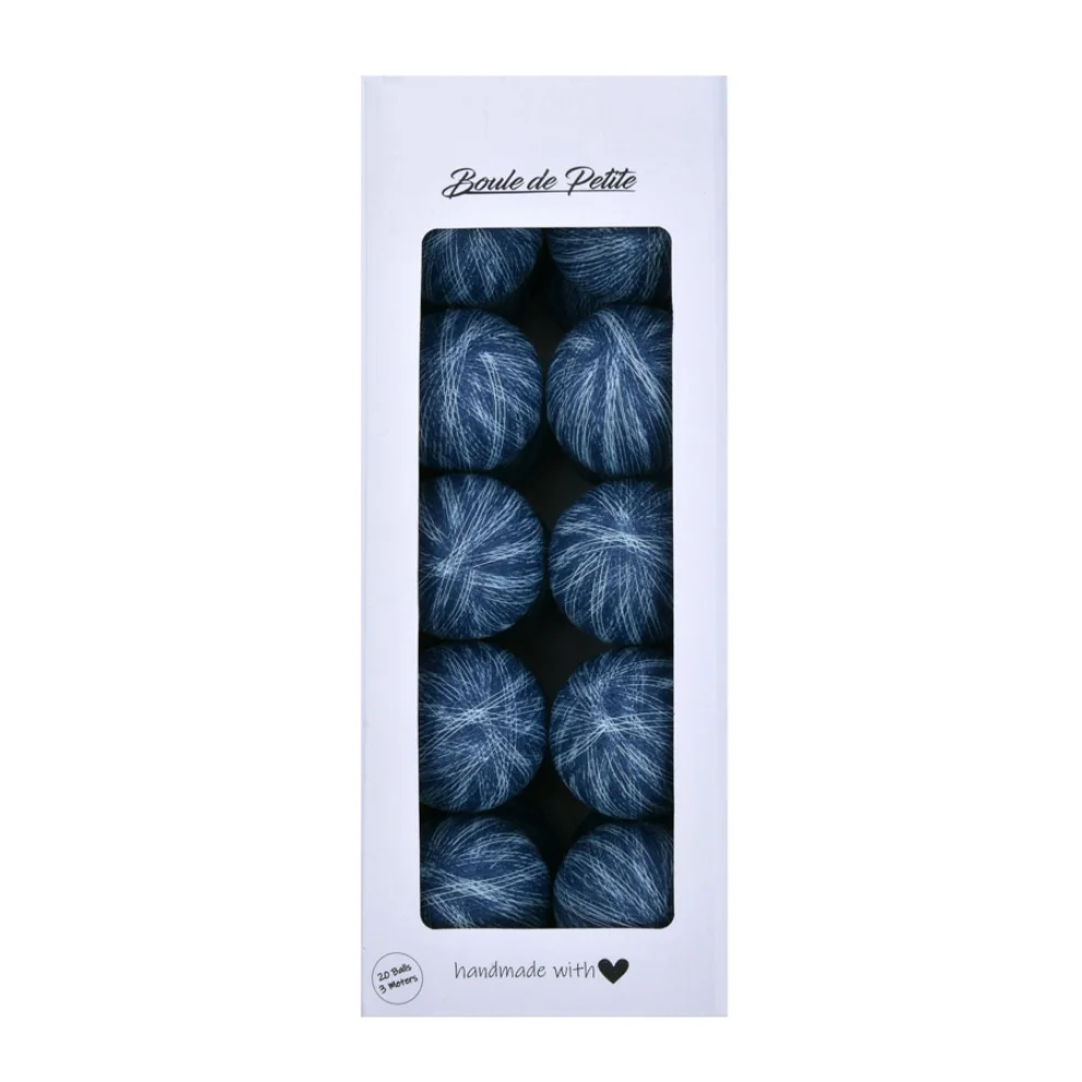 Boule De Petite - Marble Navy Blue Light Ball Lighting